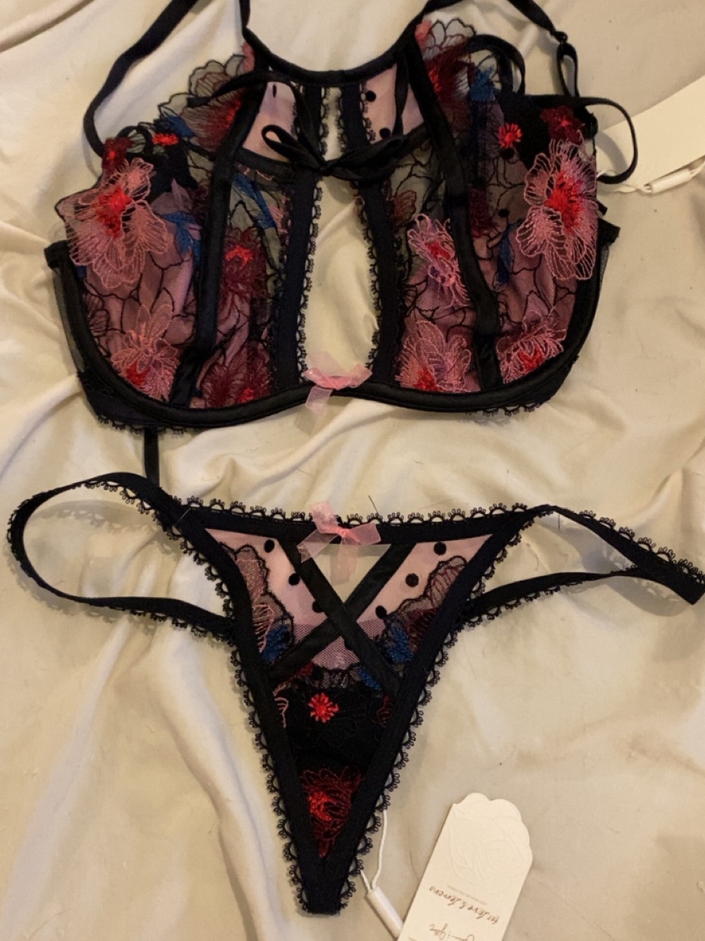 For love and lemons Floral Embroidered set - no longer sold new with tags